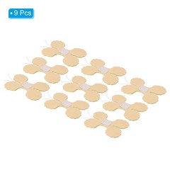 9.8ft Four-Leaf Garland, 9 Pack Tissue Paper Hanging Flower, Beige