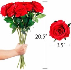 Artificial Roses/ Petals/ Ring Box / LED Candles Romantic Night Propose Set USA