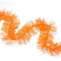 6.6Ft Feather Boa, 4 Pcs Artificial Fluffy Feather Boas, Orange Yellow