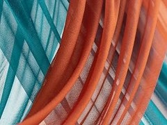 Teal Orange Artificial Wedding Arch Flowers Kit | Pack of 4, 2pcs Hanging Flower