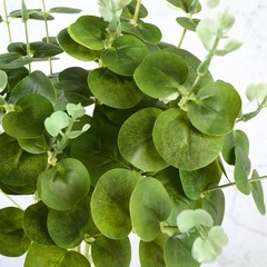 2 pcs 19″ tall Light Green Eucalyptus Artificial Greenery Bushes Wedding Party