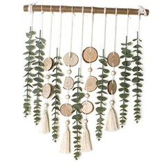 Artificial Eucalyptus Wall Decor Fake Greenery Leaves Stems Wall Hanging