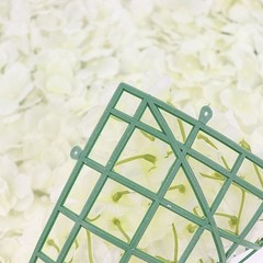 4 Cream Hydrangea Flowers Mat Wall Backdrop Panels Wedding Party Decorations