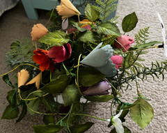 JOANN’S SPRING FLORAL ARRANGEMENT • PAPER BLOOMS & BUTTERFLY • MIXED‑MEDIA DECOR
