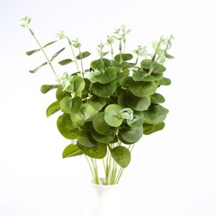 4 Bushes 19″ Light Green Eucalyptus Artificial Greenery Wedding Party Bouquets