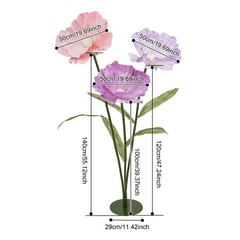 Giant Artificial Flowers with Base, Wedding Artificial Flower Decoration Stand