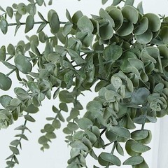 3 FROSTED GREEN 30″ Eucalyptus ARTIFICIAL LEAVES Sprays Stem Party Supplies