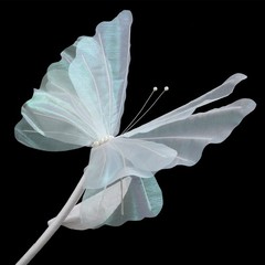 Artificial Giant Flowers+butterflys Stands Decoration For Wedding Birthday Party
