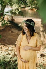 Eucalyptus Flower Crown Halo Headband for Weddings and Photoshoots