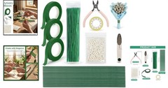 DIY Floral Art Tool Set for Handmade Flower Crafting in Elegant Colorful Design