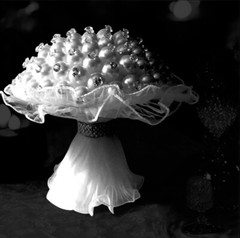 Wedding Bouquet /pearl bouquet/bridesmaids bouquet/bridal Bouquet