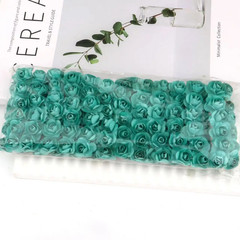 144PCS 1.5 Cm Artificial Mini Paper Rose Bouquet for Scrapbooking for Wedding Pa