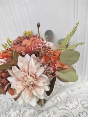 Fall Rustic Wedding bouquet/Bridal bridesmaid bouquet/Burnt Wedding Flower