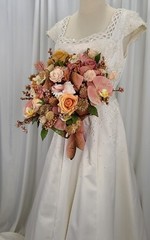 Seaside Gathering Faux Silk Wedding Bouquet