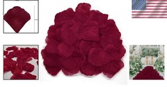500 Dark Red Rose Petals – Lightweight, Reusable, and Stylish Decor Solution