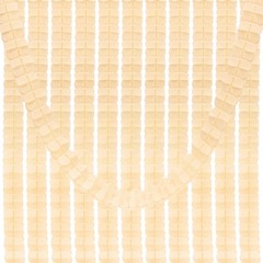 9.8ft Four-Leaf Garland, 12 Pack Tissue Paper Hanging Flower, Beige
