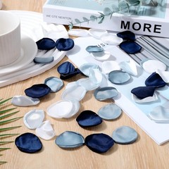 200pcs Silk Rose Petals Weddings Dusty Blue Flower Silk Petals Flower Girl
