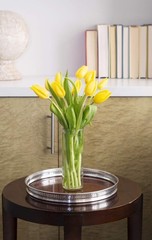 KaBloom-10 Yellow Tulip Bouquet,Flowers for Valentine, Mother’s Day 10,