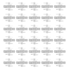 Wrist Corsage Bracelets, 2Inch 36Pcs Elastic Wrist Corsage Bracelets, White Gray