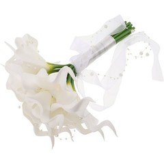 Lily Bouquet Artificial Flower Bridal Bride Bouquets for Wedding