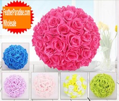 Green Rose Flower Ball Wedding decoratin Ball Kissing Ball 11-12 inches USA