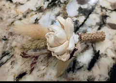 Handmade Wooden Flower Bouquets & Boutonniere