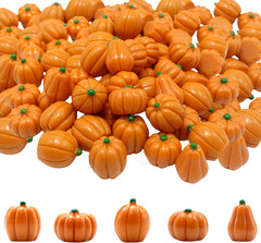Mini Pumpkins for Crafts, 60Pcs Decorative Miniature Pumpkin, Little Fake Pumpki