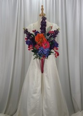 Summer Love Bright and Beautiful Faux Silk Wedding Bouquet