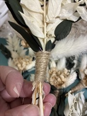8 Boutonnière For Weedings All Ready To Go Needs Fluffed And Needless