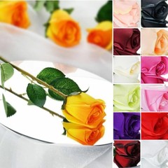 24 Stems 31 in Long Silk Roses Artificial FLOWERS Party Events Home Decorations
