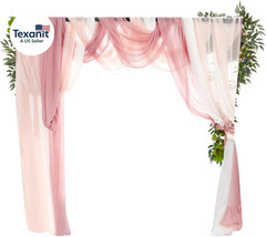 Artificial Wedding Arch Flowers Kit (Pack of 5), 2Pcss Realistic Silk Roses Flow