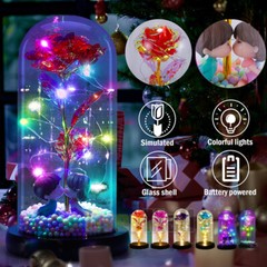 Eternal Rose Flower LED Enchanted Galaxy Rose LED Light Valentine’s Gift For Her