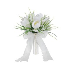Decorative Artificial Flower Photo Props Handheld Bridal for Celebrations
