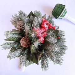 Lightweight Foam Bouquet Holders for Fresh & Silk Flower Arrangements – 6 Pack