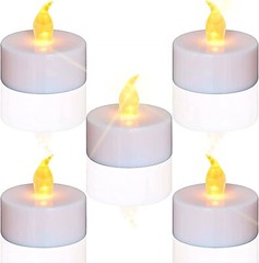 2000Pcs Artificial Rose Petals + 24 LED Candles Romantic Night Propose Set US