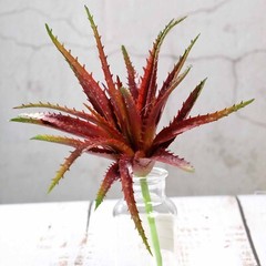 3 Green 12″ Assorted Faux Aloe Succulent Sprays Stems Wedding Party Centerpieces