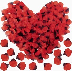 4500PCS Dark Red Artificial Rose Petals Romantic Night Wedding Party Anniversary