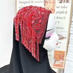Bridal Headwear Stage Performance Rhinestones Tassel Hair Accessories Decoration