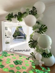 Green Silk Rose Petals for Emerald Wedding, Birthday, 1000 PCS Emerald Green