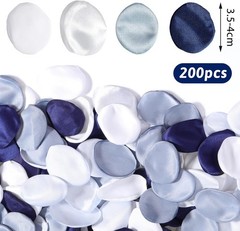 200pcs Silk Rose Petals Weddings Dusty Blue Flower Silk Petals Flower Girl