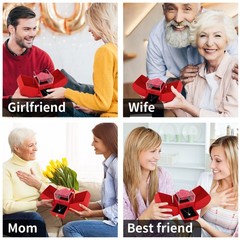 YJYJHOPE Valentines Day Gifts for Her, 5.7 x 3.9 x 4.7 inches, LGB-RED
