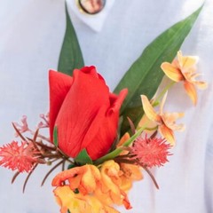 Tropical Wedding bouquets/Summer Wedding Bridal bridesmaid bouquets