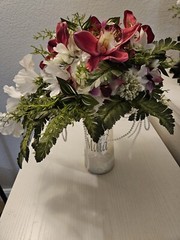 cascading bridal bouquet