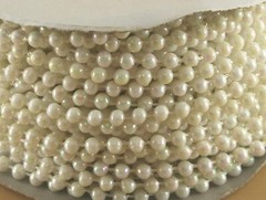 4mm Hanging Plastic Pearls for Party Decoration on a String 24 Yards