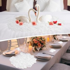 Versatile 3000 PCS White Silk Rose Petals for Weddings, Anniversaries, & Parties