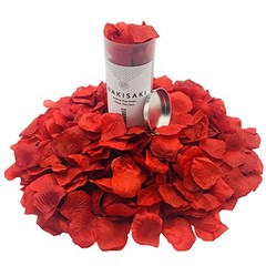 (Pre-Separated, Scented) Artificial Silk Rose Petals for 1000 Count Dark Red
