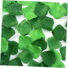 Green Silk Rose Petals for Emerald Wedding, Birthday, 1000 PCS Emerald Green