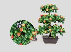 Artificial Bonsai Plant Home Decor Potted Fake Tree Plants Pot Flower Flowers