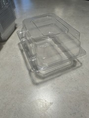20 New Clear Plastic Flower Box for Corsage, Boutonniere, Rose Prom Wedding
