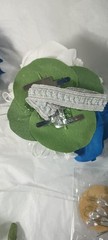 10″ Wide Bridal Bush Bouquet & 14 Corsages – 3 Double Rose Wrist 11 Chest – NEW